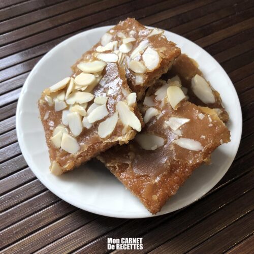 Biscuits au chocolat, aux amandes et au caramel